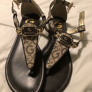 Brand new never worn Guess sandals